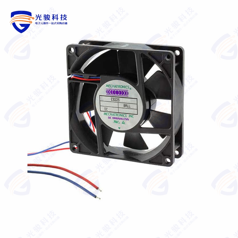 E9225M24B-FSR-22AWG《FAN AXIAL 92X25MM 24VDC WIRE》