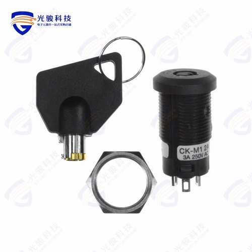 CKM12ATW01-012 《SWITCH KEYLOCK 2POS SPDT 3A 250V》