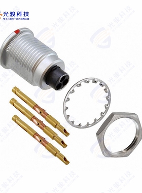 JBXER1G03FSSDSR《CONN RCPT FMALE 3P GOLD SLDR CUP》