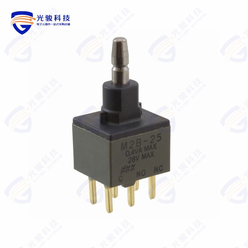 M2B25BA5G03 《SWITCH PUSHBUTTON DPDT 0.4VA 28V》
