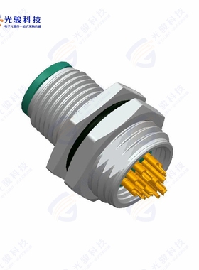 M12A-12PMMS-SH8001《CONN PLUG MALE 12P GOLD SLDR CUP》