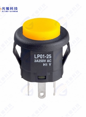 LP0125CMKW015DB 《SWITCH PUSHBUTTON DPDT 3A 125V》