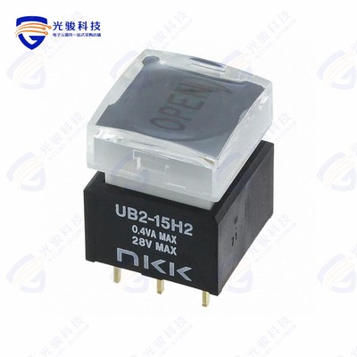 UB215SKG036CF-4JCF14 《SWITCH PUSHBUTTON SPDT 0.4VA 28V》