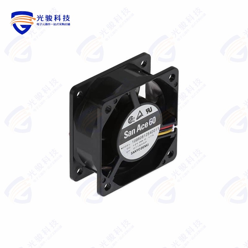 109R0612S4D011《FAN 60X25MM 12VDC RBLS LOCK》