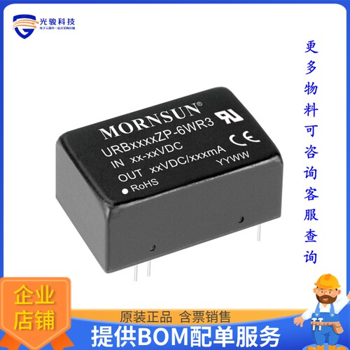 URB4805ZP-6WR3电源模块【DC DC CONVERTER 5V 6W】