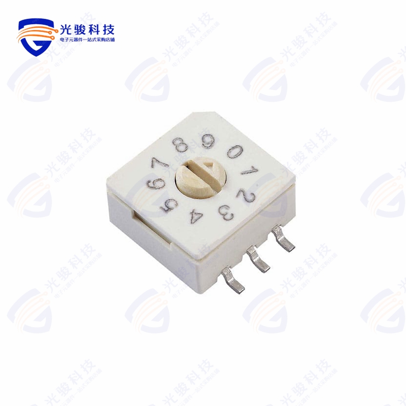 221AMA10R 《SWITCH ROTARY DIP BCD 100MA 50V》