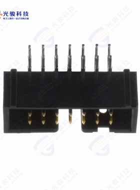 XG4C-1434《CONN HEADER R/A 14POS 2.54MM》