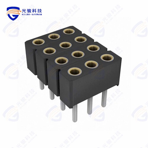 805-87-012-10-012101《CONN SOCKET 12POS 0.1 GOLD PCB》