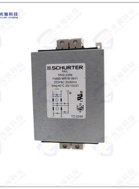 5500.2269 滤波器LINE FILTER 125V/250VAC 6A DIN