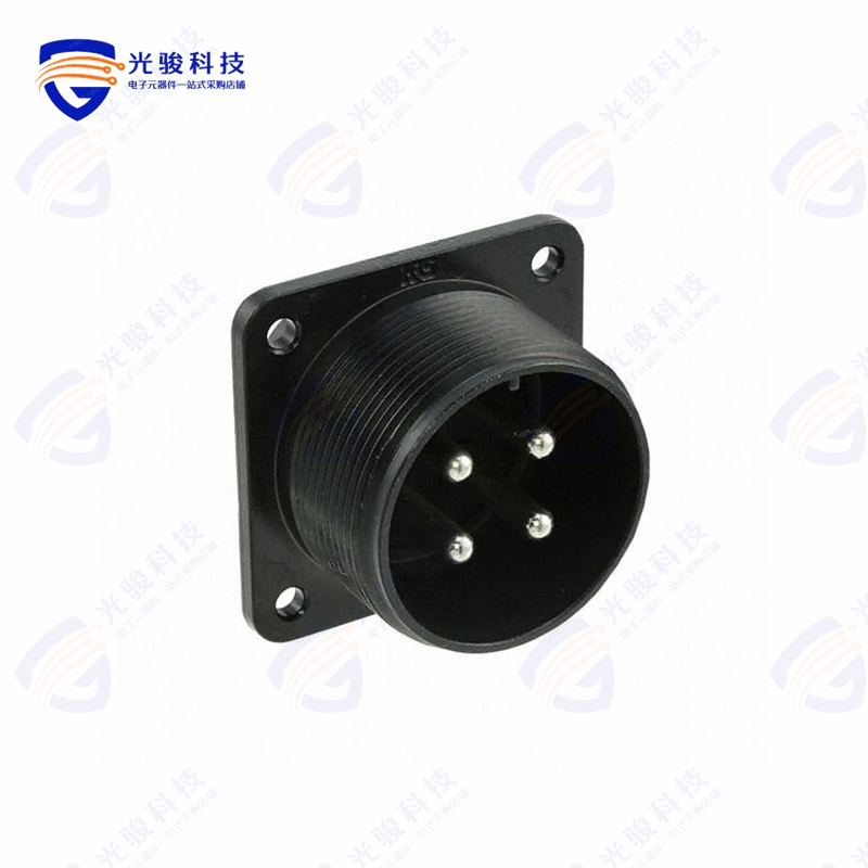 H/MS3102A22-22P-D-T(73)《CONN RCPT MALE 4P SILV SLDR CUP》