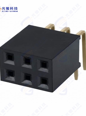 PPPC032LJBN-RC《CONN HDR 6POS 0.1 GOLD PCB R/A》
