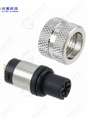 858-004-203RLS4《CONN PLUG FMALE 4P GOLD SLDR CUP》