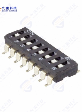 KAE08TGGT 《SWITCH SLIDE DIP SPST 25MA 24V》