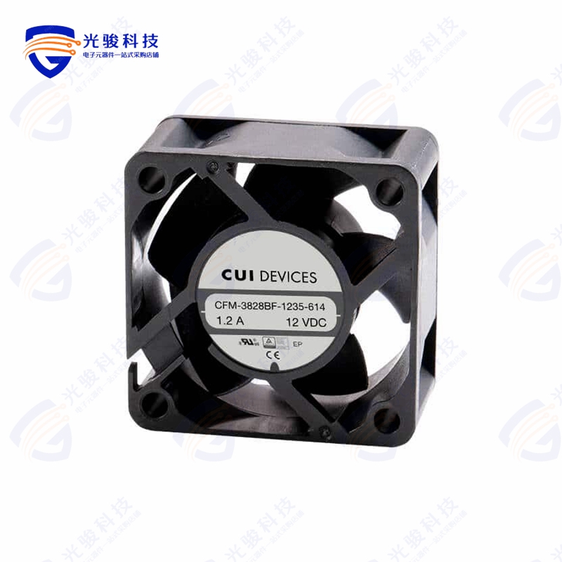 CFM-3828BF-1210-590《DC AXIAL FAN, 38 MM SQUARE, 28 M》