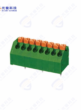 TBL002A-350-08GR-2OR《TERMINAL BLOCK, SCREWLESS, 3.50,》