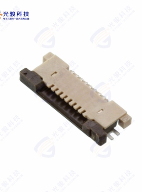 545500833《CONN FFC FPC TOP 8POS 0.50MM R/A》