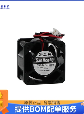 无刷直流风扇109P0424H359【FAN AXIAL 40X28MM 24VDC】