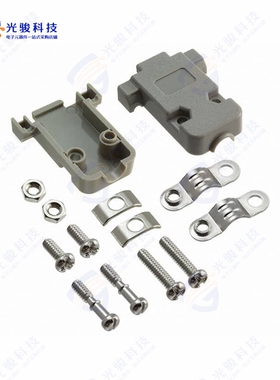 8630CH09UNCLF《CONN BACKSHELL 9POS 180DEG GRAY》