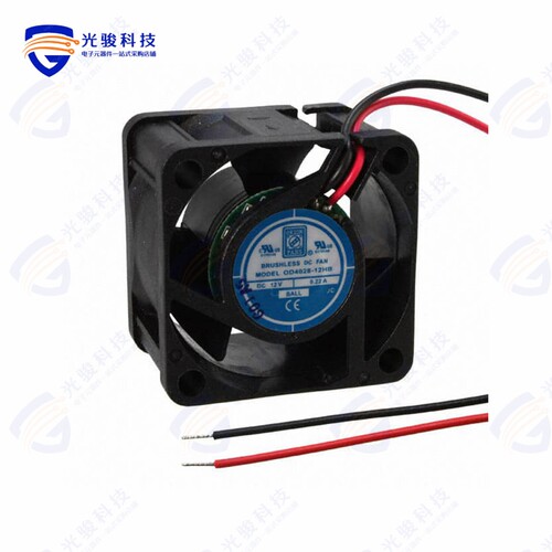 OD4028-12HB《FAN AXIAL 40X28MM 12VDC WIRE》