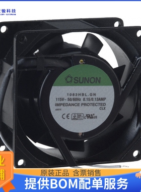 AC风扇SF11580AT-1082HBL.GN【FAN AXIAL 80X25.5MM 115VAC WIRE