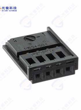 1-1534150-1《CONN RCPT HSG 4POS 2.50MM》