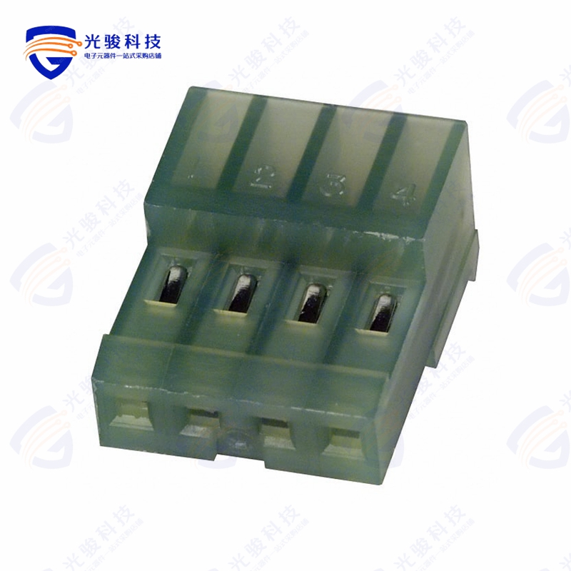 3-640443-4《CONN RCPT 4POS IDC 28AWG TIN》