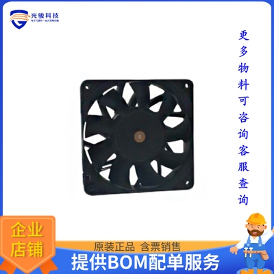 无刷直流风扇MR1238E24B-FSR【FAN AXIAL 120X38MM 24VDC WIRE】