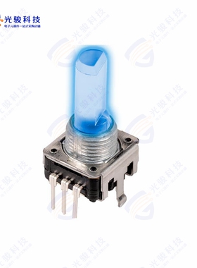 12CE1H25F12224《ROT ENCODER MECH 12PPR BLUE LED》