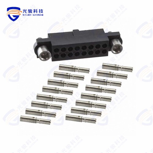 M80-4801642《CONN RCPT 16POS CRIMP 22AWG GOLD》