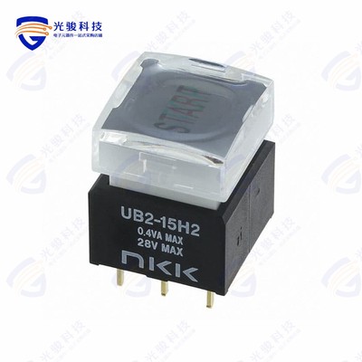 UB215SKG036CF-4JCF13 《SWITCH PUSHBUTTON SPDT 0.4VA 28V》