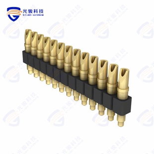 PCB 013 CONN PISTON SPRING 824 13POS SLD 001000