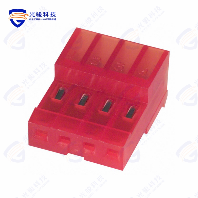 3-640440-4《CONN RCPT 4POS IDC 22AWG TIN》
