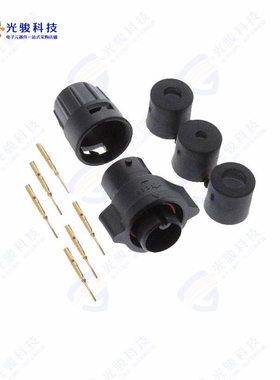 W6280-6PG-P-3DC《CONN PLUG MALE 6POS GOLD CRIMP》