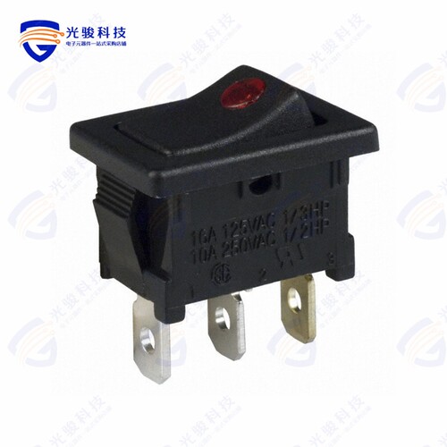 DA102J4RS215QF7 《SWITCH ROCKER SPST 16A 125V》