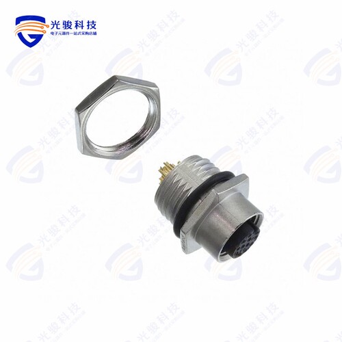 M12A-12PFFS-SH8001《CONN RCPT FMALE 12P SOLDER CUP》