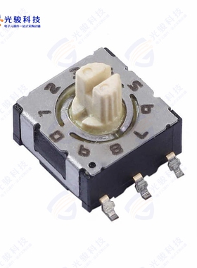 220AMB10R 《SWITCH ROTARY DIP BCD 100MA 50V》