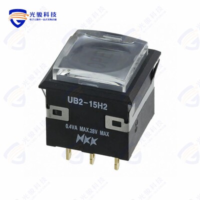 UB215KKG016CF-4JCF14 《SWITCH PUSHBUTTON SPDT 0.4VA 28V》