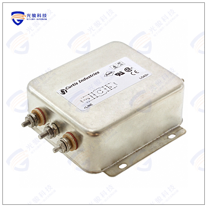 F1200DD30 滤波器LINE FILTER 250VAC 30A CHASS MNT