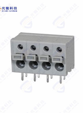 TBL009-500-04GY-2GY《TERMINAL BLOCK, SCREWLESS, 5.00,》