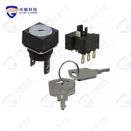 A165K-A2AL-1 《SWITCH KEYLOCK 2POS SPDT 5A 125V》
