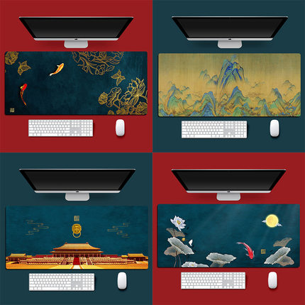 鼠标垫超大号键盘办公大全女生游戏电竞cad快捷键PS电脑桌垫