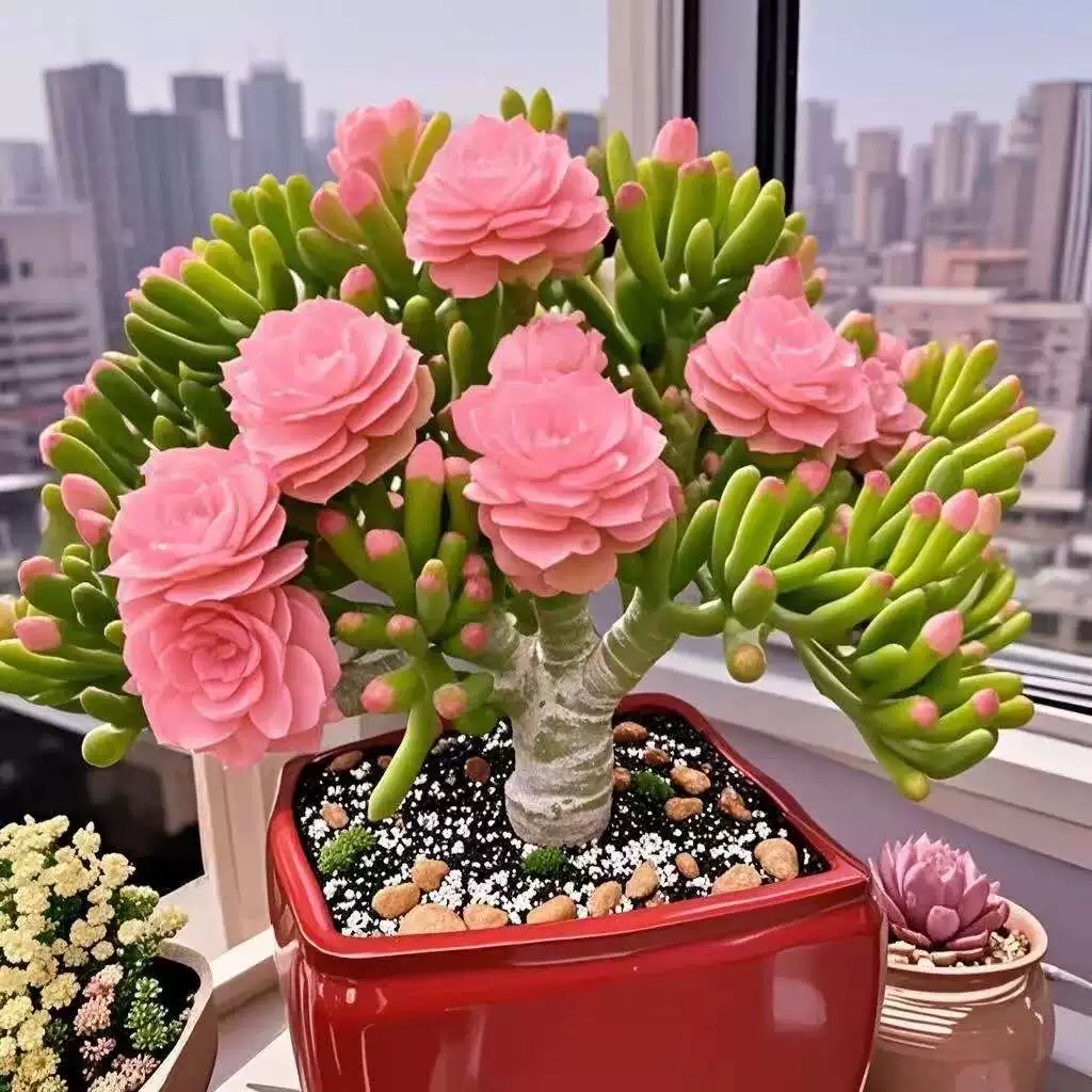 吸财树老桩招财花开富贵新手好养阳台室内绿植花卉盆栽多肉植物