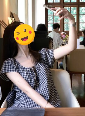 单件/甜酷风独特洋气2026年新款设计感格子显瘦上衣高腰遮胯裤子