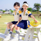 小学生校服套装 幼儿园园服夏季 儿童英伦学院风运动班服两件套夏装