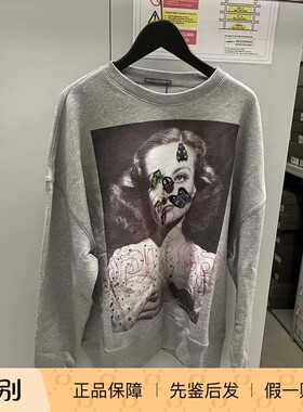 ALEXANDERMCQUEEN套头卫衣灰色