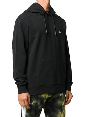 MARCELO BURLON 马塞洛布隆 男士刺绣LOGO印花连帽卫衣 CMBB007