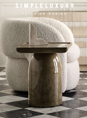 Brigette Romanek Laguna 设计师合作限定 高光 客厅卧室边几角几