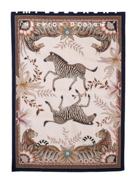 【简单的奢华】现货 Ardmore 欢乐丛林 纯棉防水餐厅桌旗茶巾茶布