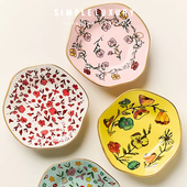 Mud Fairy 原创作者联名限量爆款 The 手工陶瓷 珠宝首饰展示盘