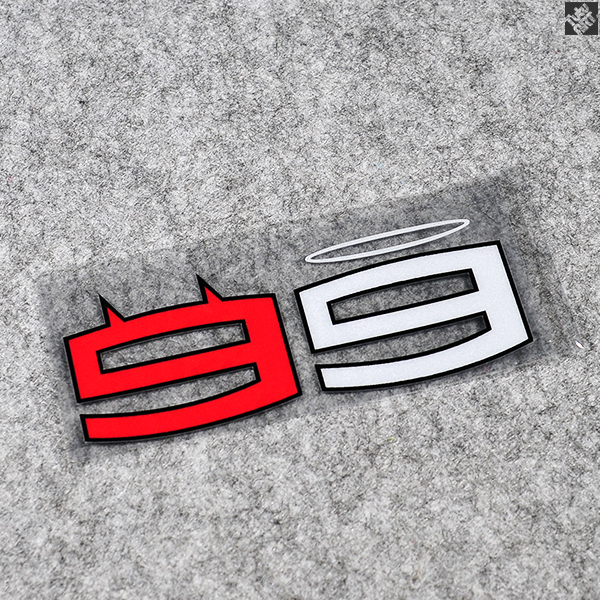 TUTUART洛伦佐99号天使恶魔车贴